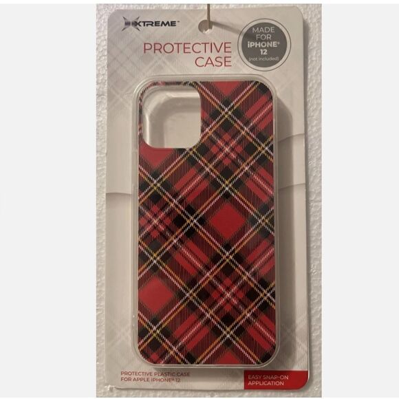 Xtreame Other - NEW Xtreme Protective Case Made For iPhone 12 Holiday Theme NIP PJs Checkered